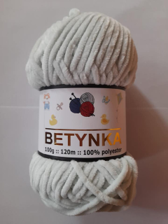Betynka 370 - šedo - mentolová
