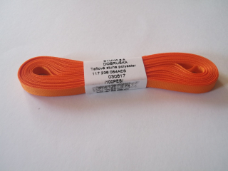 Stuha taftová 6mm - oranžová