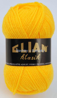 Elian Klasik 184 - žlutá antipilling