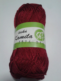 Česká Kamila 3574 - vínová