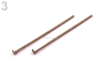 Ketlovací nýt 30 mm staromosaz - bal.10ks