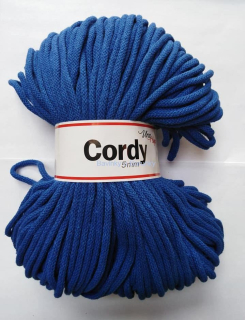 Cordy 5mm - královsky modrá