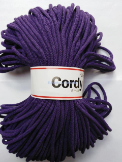 Cordy 5mm - švestková