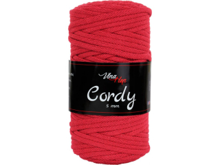 Cordy 5mm 8009 červená