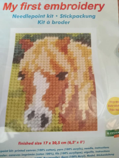Sada vyšívací 17x20,5 cm - koník III