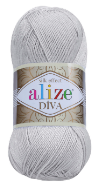 Diva 168 - stříbrošedá