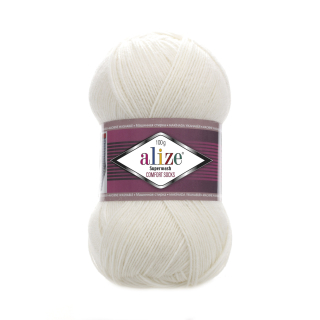 Superwash Comfort Socks 01 - krémová