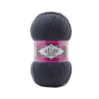 Superwash Comfort Socks 872 - antracit