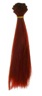 Vlásky rovné L.SFP-022 - červená