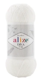Diva Fine 55 - bílá