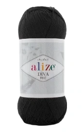 Diva Fine 60 - černá