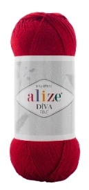 Diva Fine 106 - červená