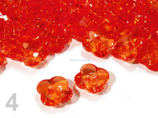 Knoflík Květinka 24" True Red
