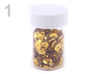 Flitry lomené 6mm v dóze 7g - Golden Rod