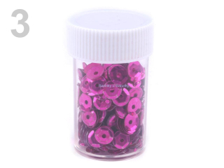 Flitry lomené 6mm v dóze 7g - Fandango Pink