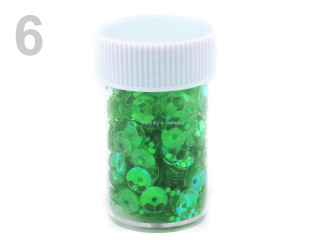 Flitry lomené 6mm v dóze 7g - Fern Green